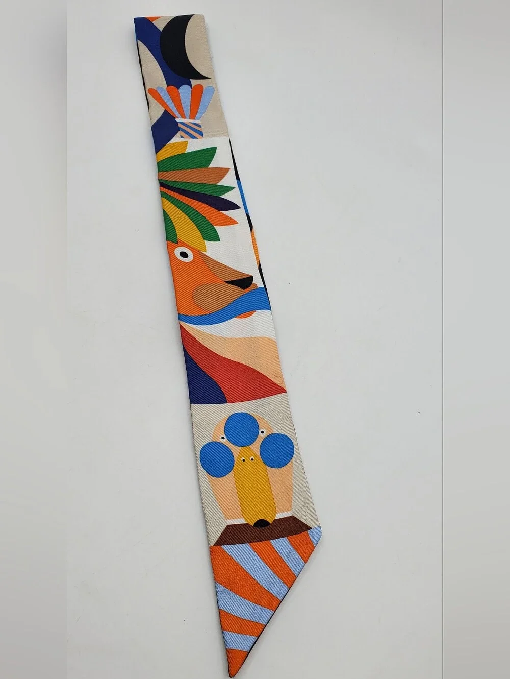 Hermes Parade En Fanfare Twilly Scarf - Picture 6 of 13